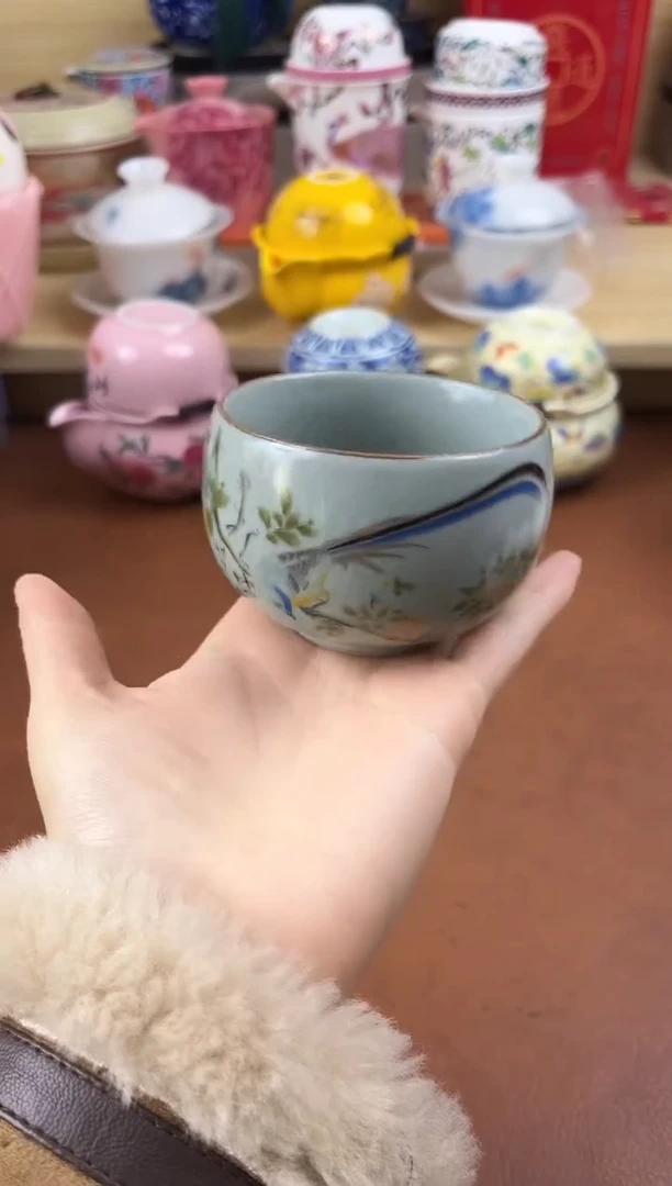 陶陶瓷茶具摆件旅行套组