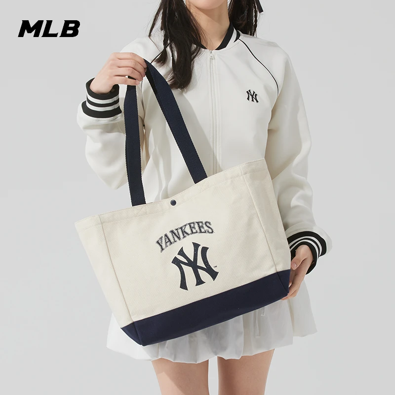 MLB男女2025新款情侣运动斜挎包时尚潮流休闲单肩包3AORV015N