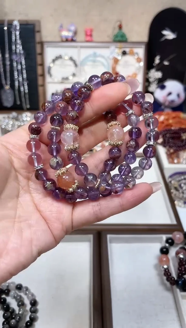 【闪购商品】水晶手串合金【九紫离火】设计款手串