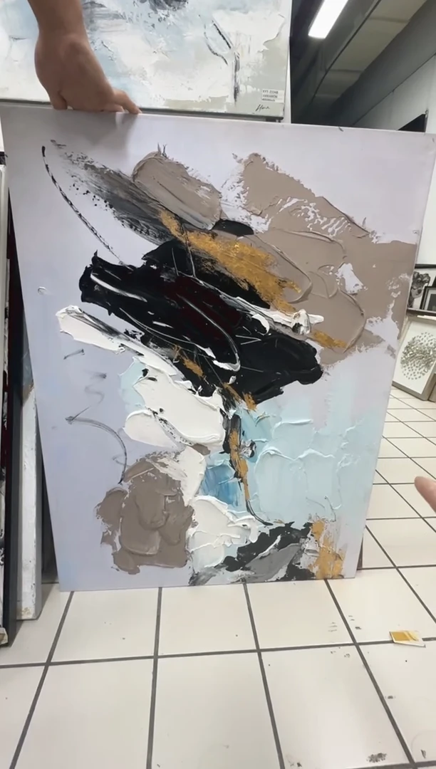 竖款168美术馆 装饰画100*75