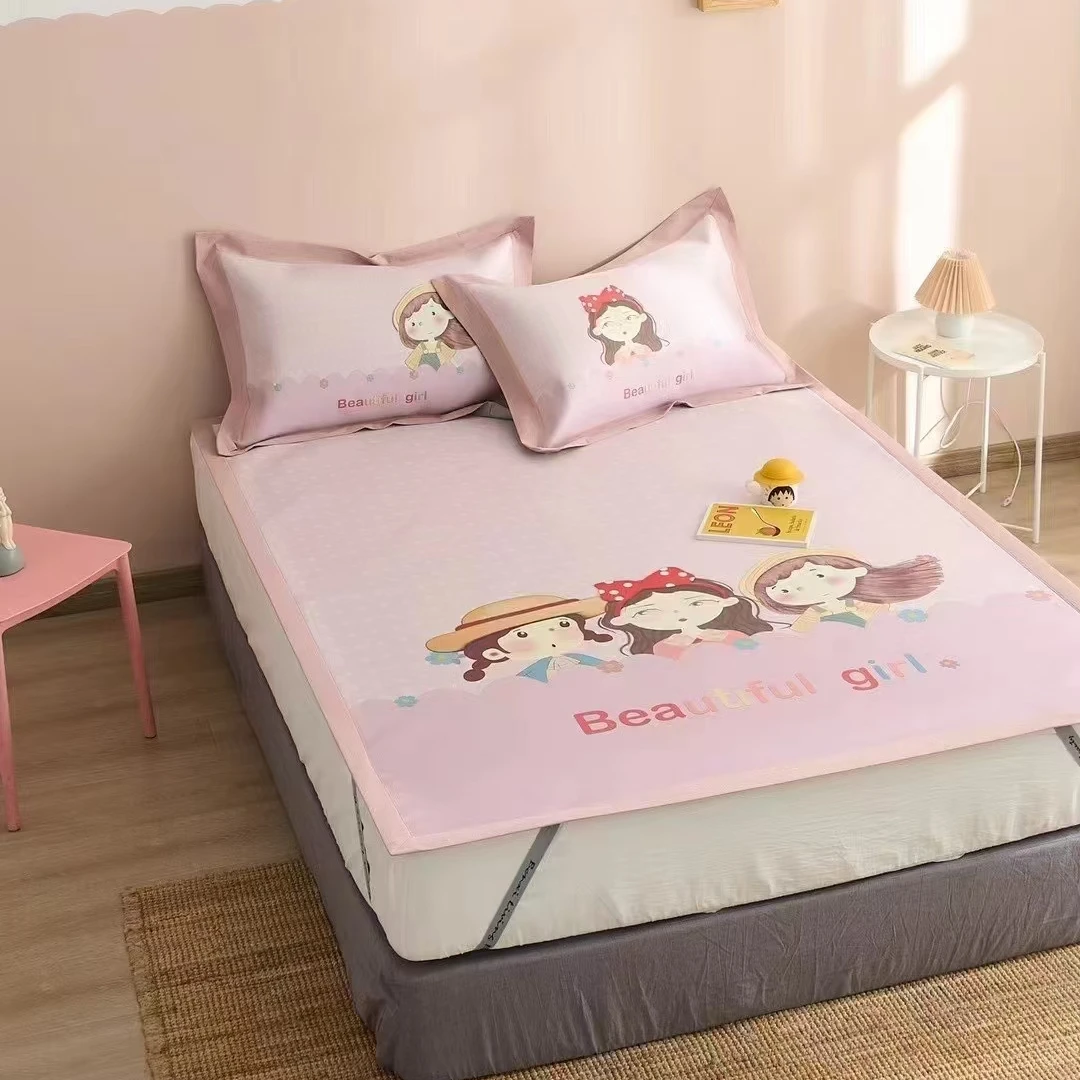 断码 好质量高品质 断码900D冰丝凉席三件套可机洗