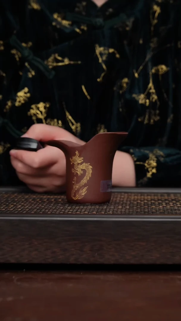 【闪购商品】紫砂茶杯非遗茶器-龙凤公道