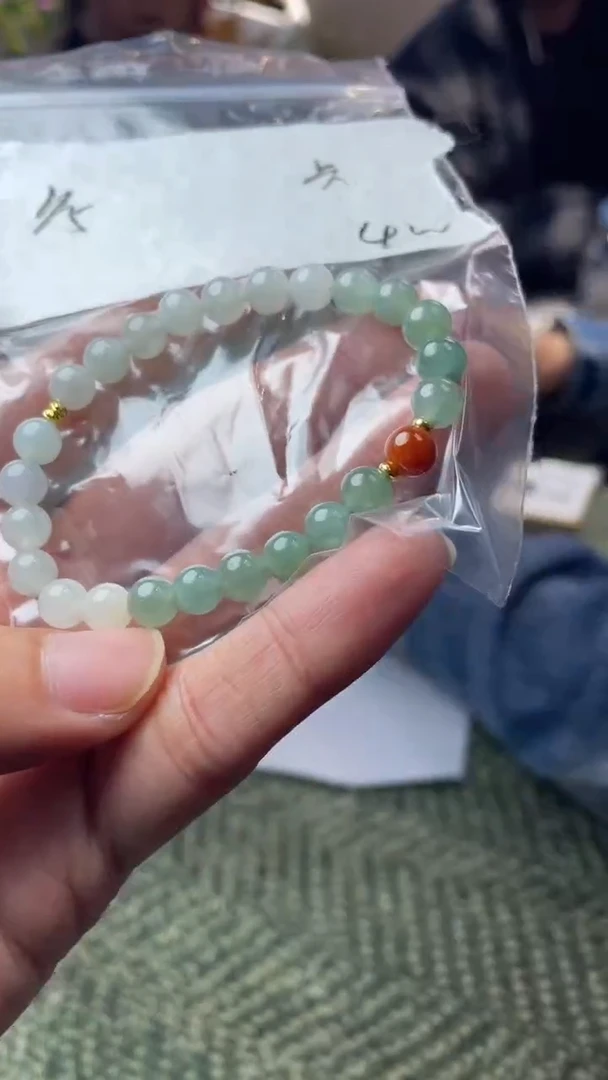 未镶嵌手链翡翠手串