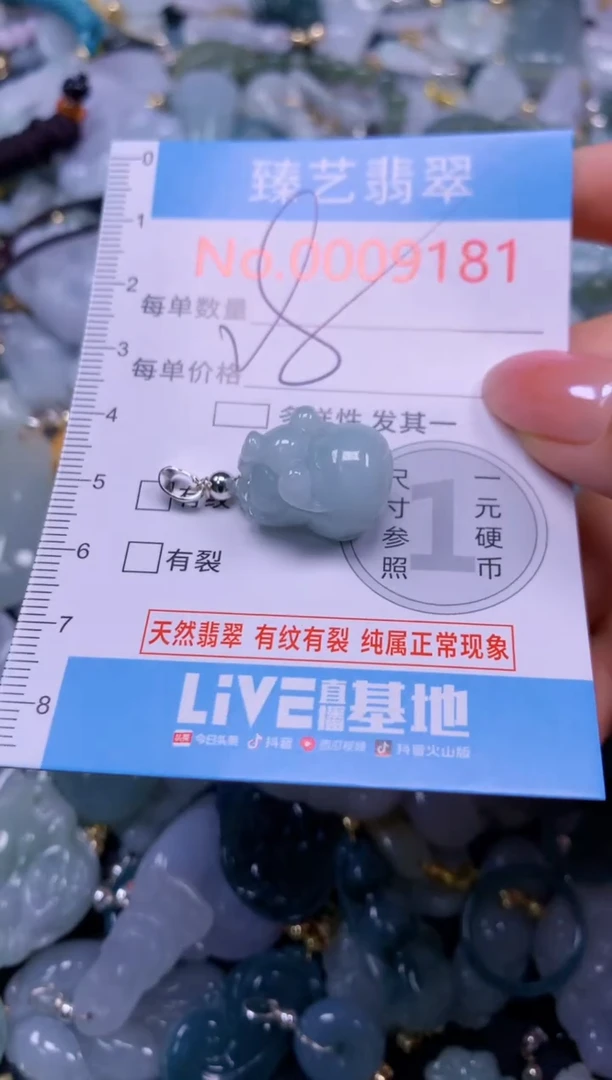 颈饰未镶嵌翡翠9181
