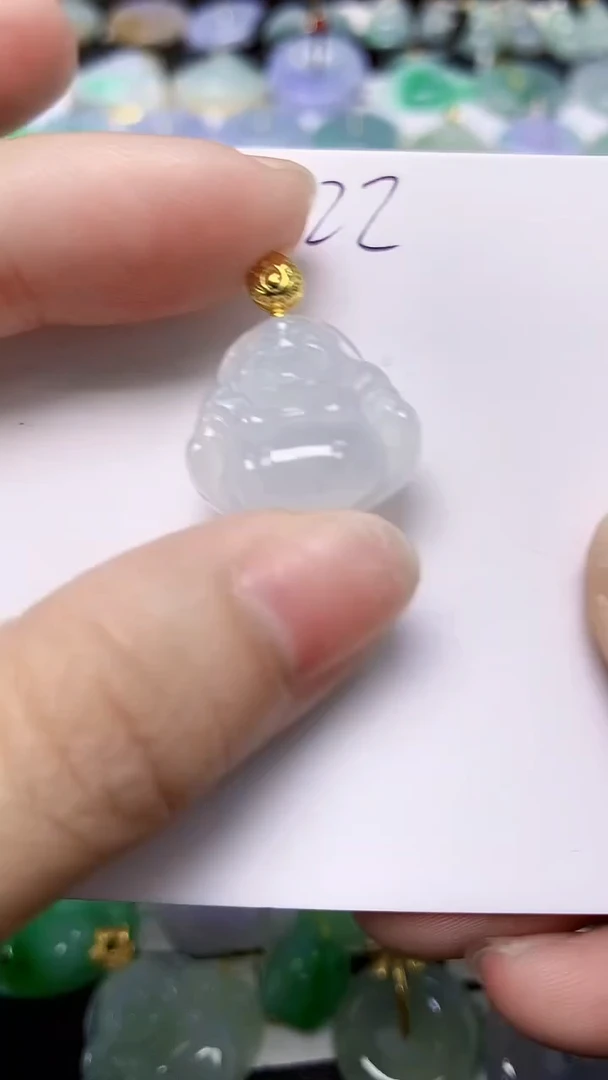 翡翠未镶嵌颈饰 天然缅甸翡翠A货