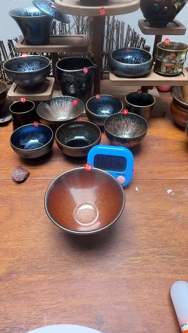 茶盏封*28号建盏工匠茶器