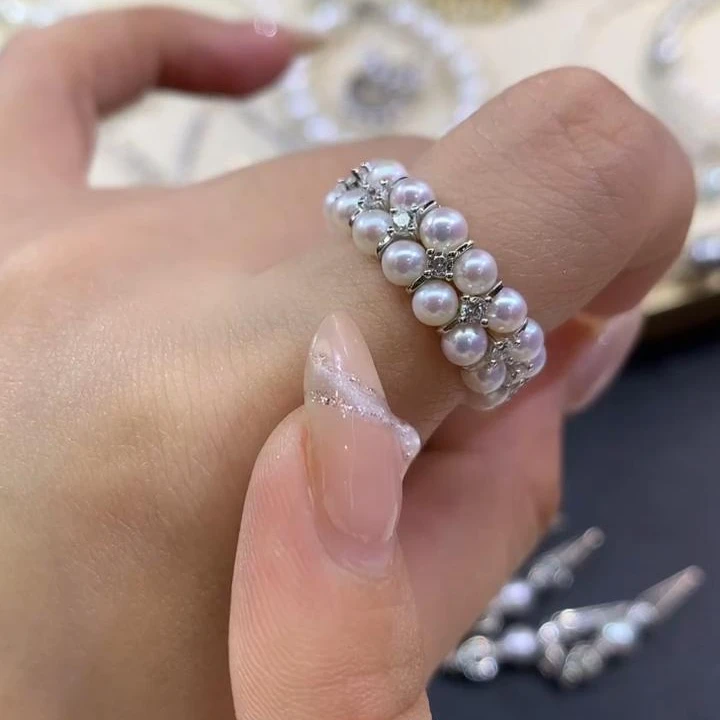 淡水珍珠戒指-XT012|BZZ1