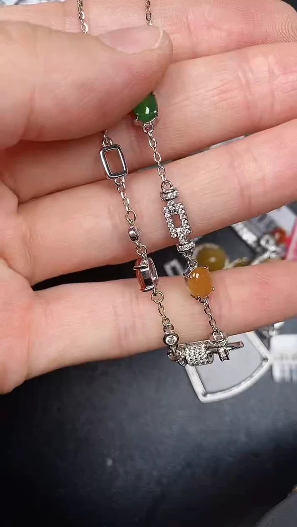 银S925镶嵌戒指翡翠1380