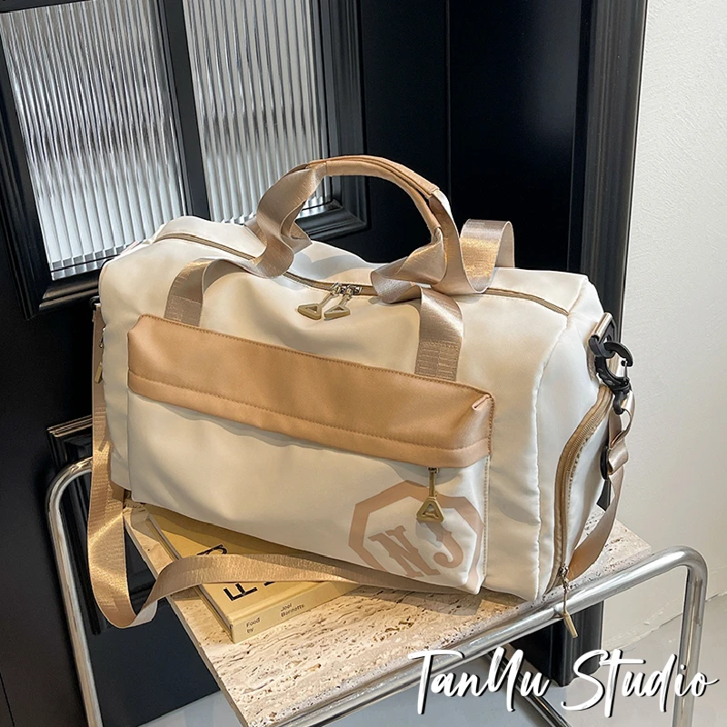 探屿旅行包手提大容量轻便待产收纳行李袋短途干湿分离游泳健身包