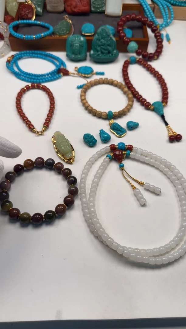 18K金镶嵌绿松石配饰配饰杨**～配饰配饰