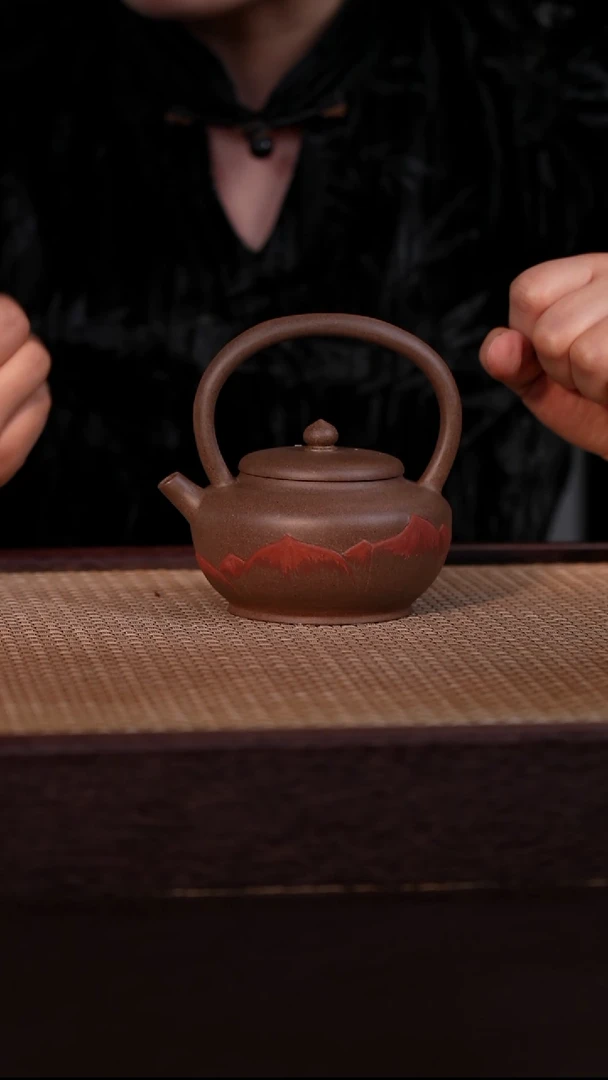 茶壶紫砂高温青段 200cc