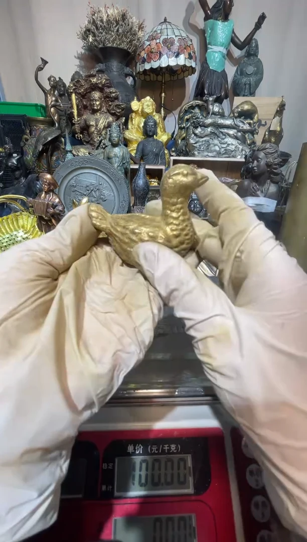 琉璃手工艺品回流铜器摆件实物为准