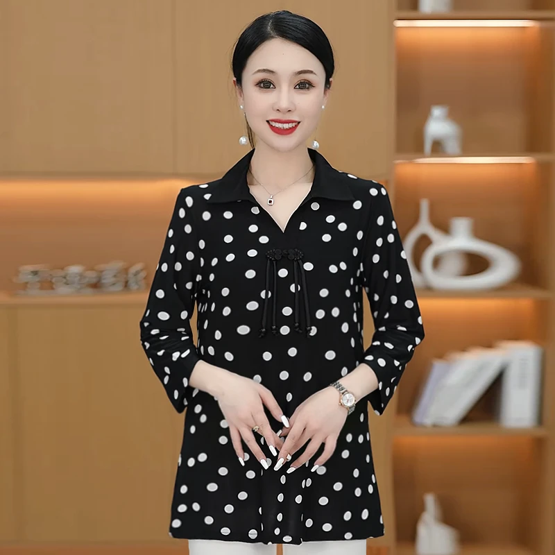 妈妈装新款夏季薄款宽松上衣舒适减龄时尚洋气百搭T恤 BD18098228