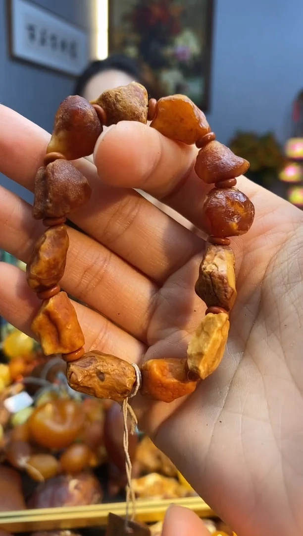 未镶嵌琥珀手串手串