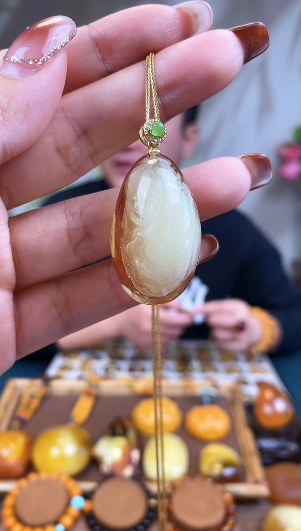 【闪购商品】琥珀裸石银S925镶嵌基地发货 一物一证 顺丰包邮