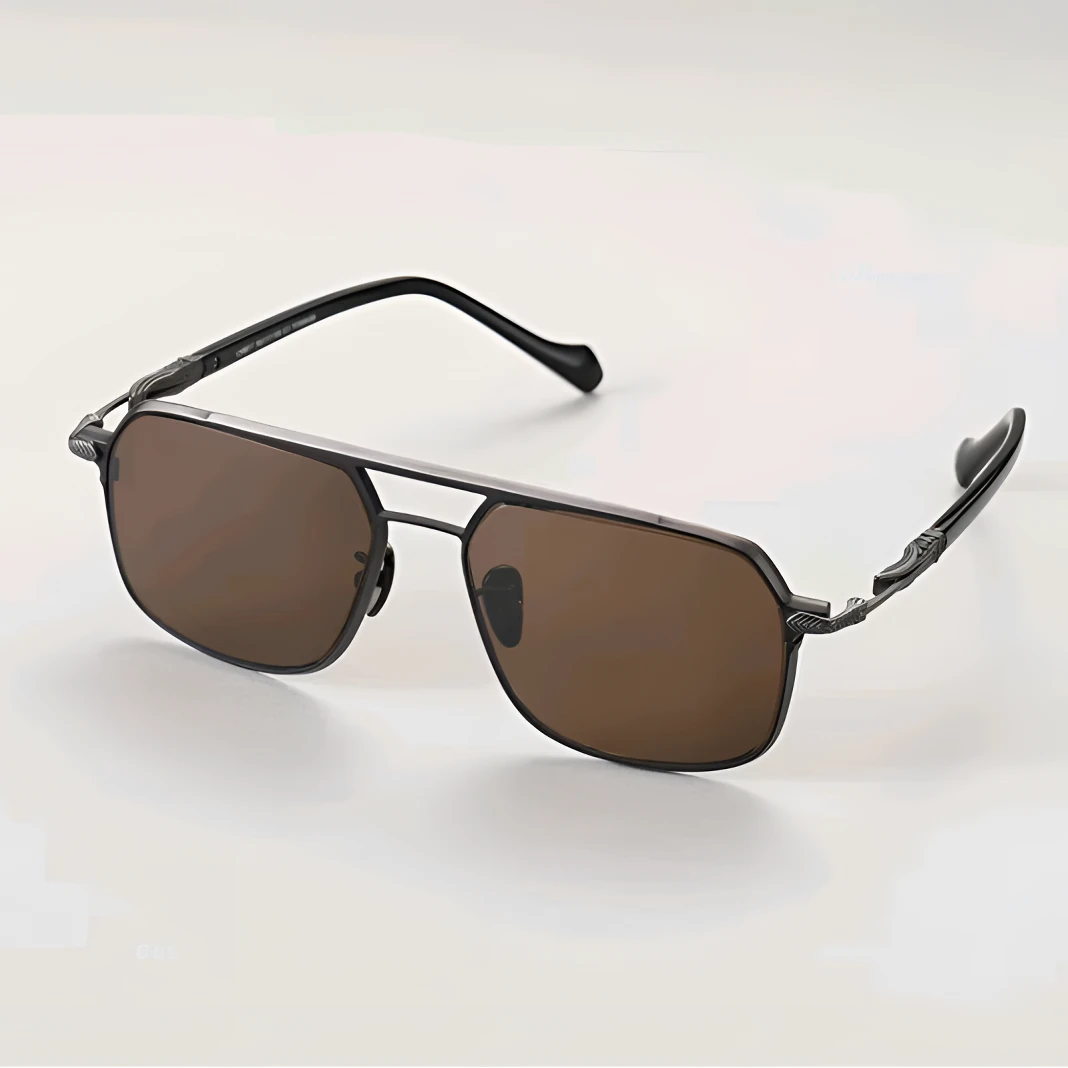 东海水晶眼镜高档正品全框蛤蟆镜高清养眼护目开车户外太阳镜