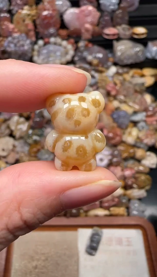 颈饰未镶嵌硅化珊瑚（珊瑚玉）210