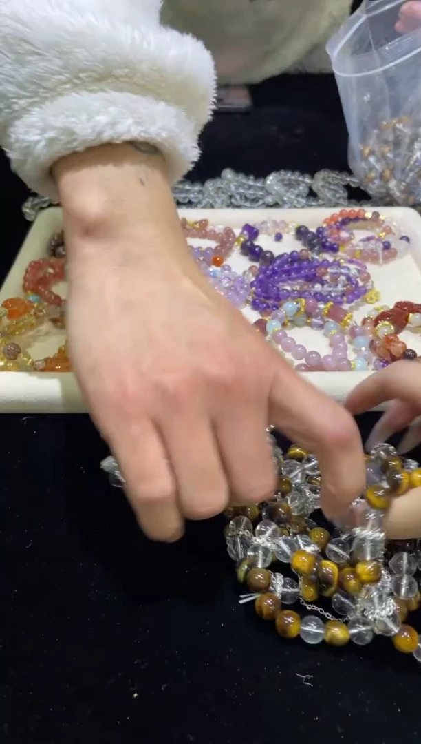 【闪购商品】烟晶手链银S925镶嵌25浮力011