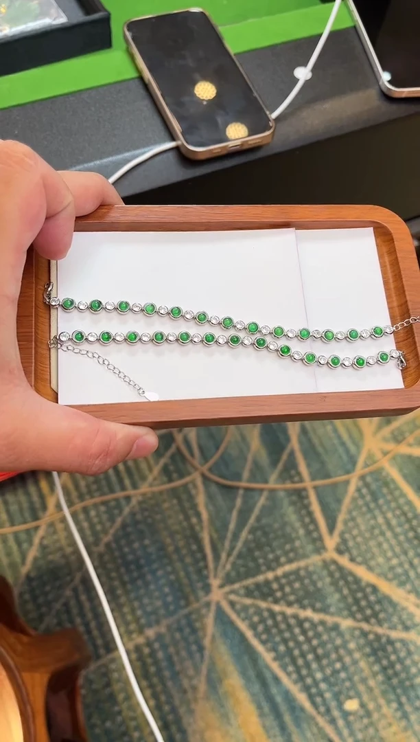 未镶嵌手链翡翠16351/多样性发一个