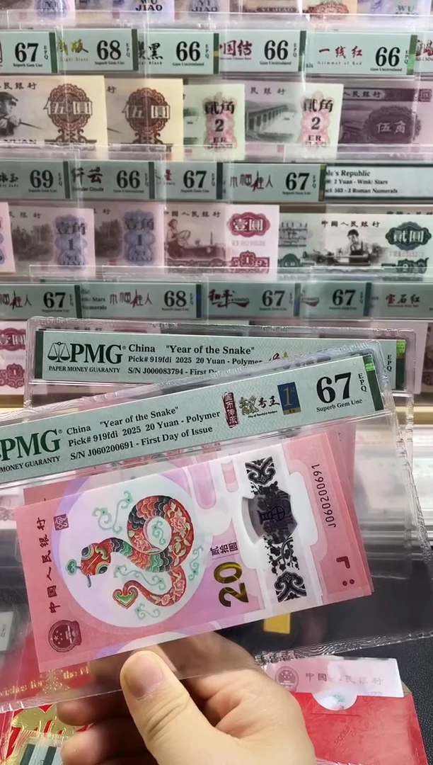 【闪购商品】蛇钞朦胧号首日标四标合一 67分