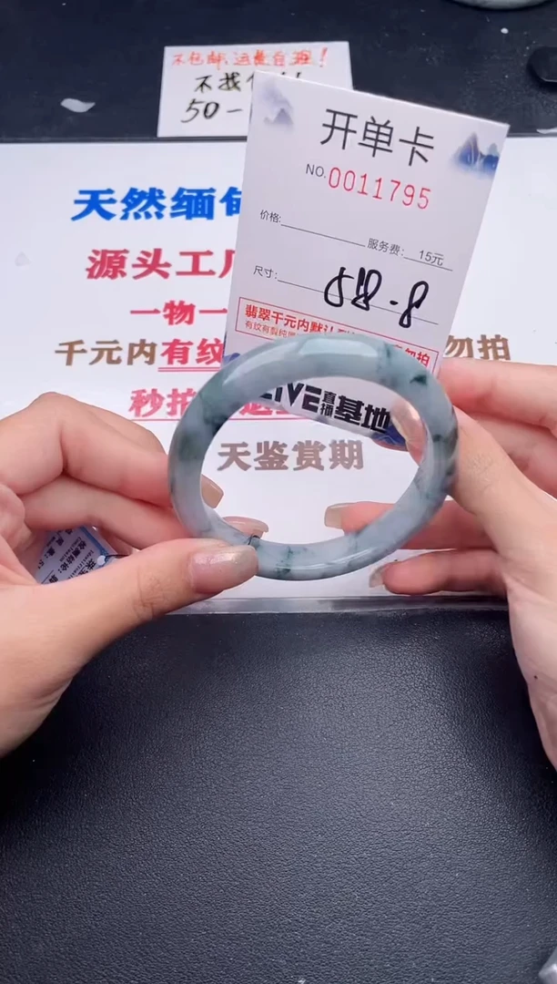 未镶嵌手镯翡翠95