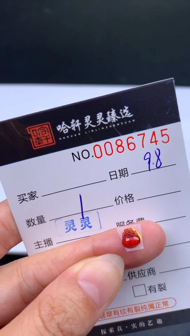 吊坠(不含链)未镶嵌翡翠哈轩   裸石1