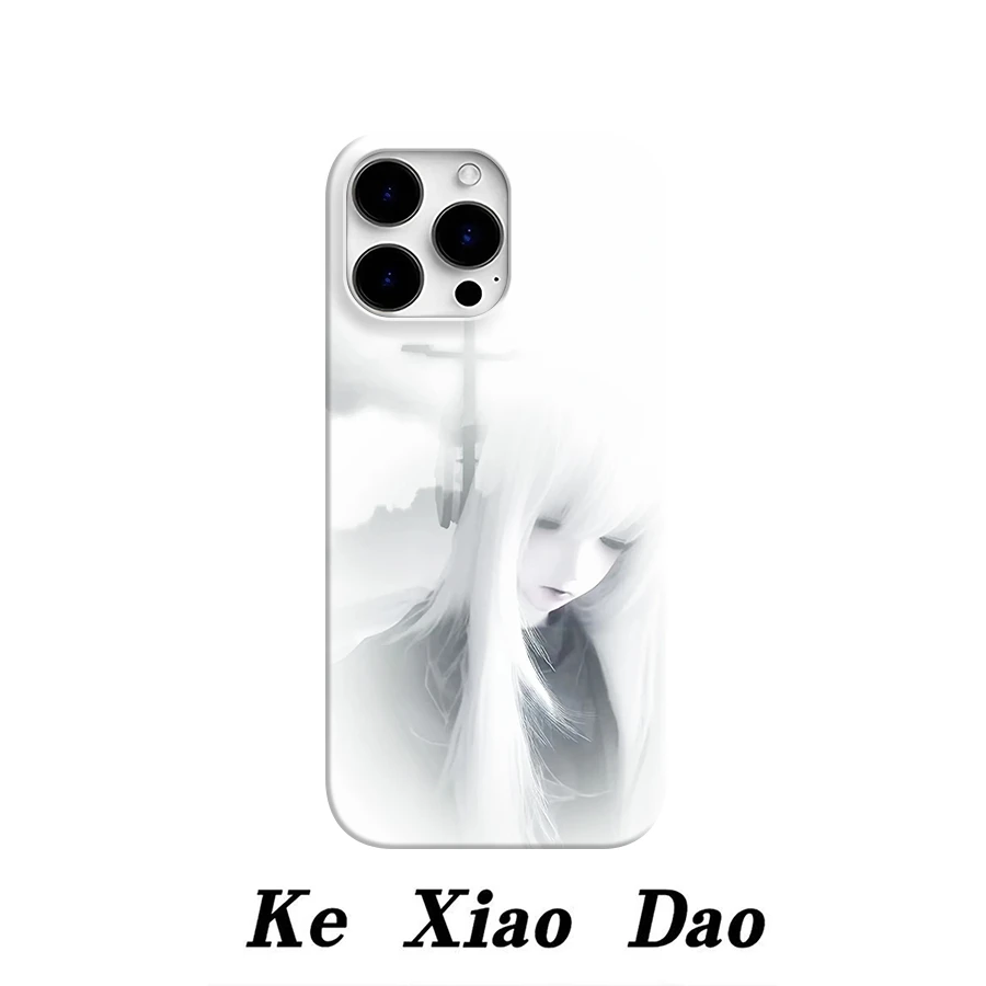 十字女孩手机壳艺术14创意苹果iphone16pro小众简约ins不撞款艺术