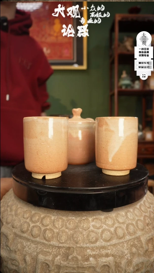 【闪购商品】瓷片大观论器一壶两杯