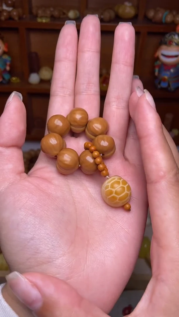 手串猴头核桃全品无暇屁桃➕小富甲手捻