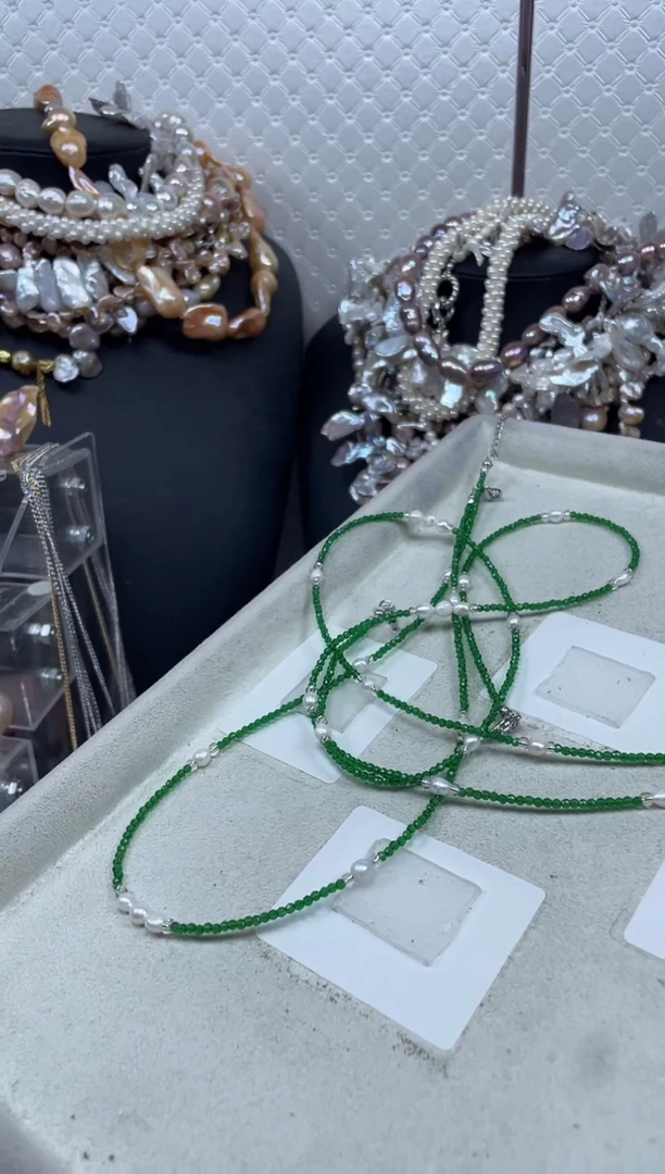 淡水珍珠未镶嵌项链【纯恬珍珠】（多样性发货发一）