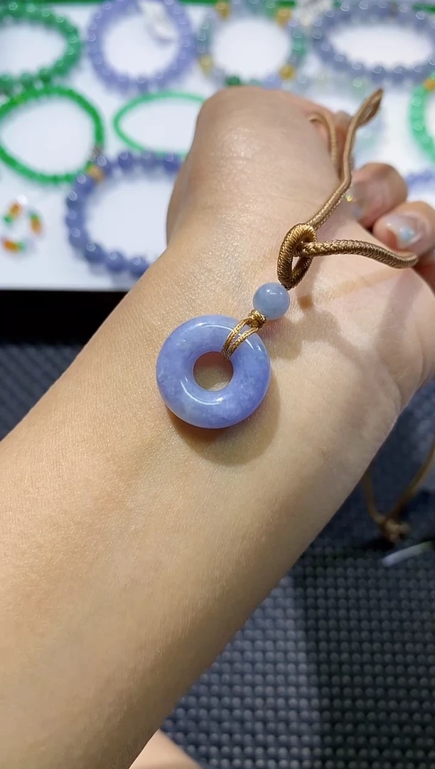 散珠翡翠卡18x5加紫甜甜圈