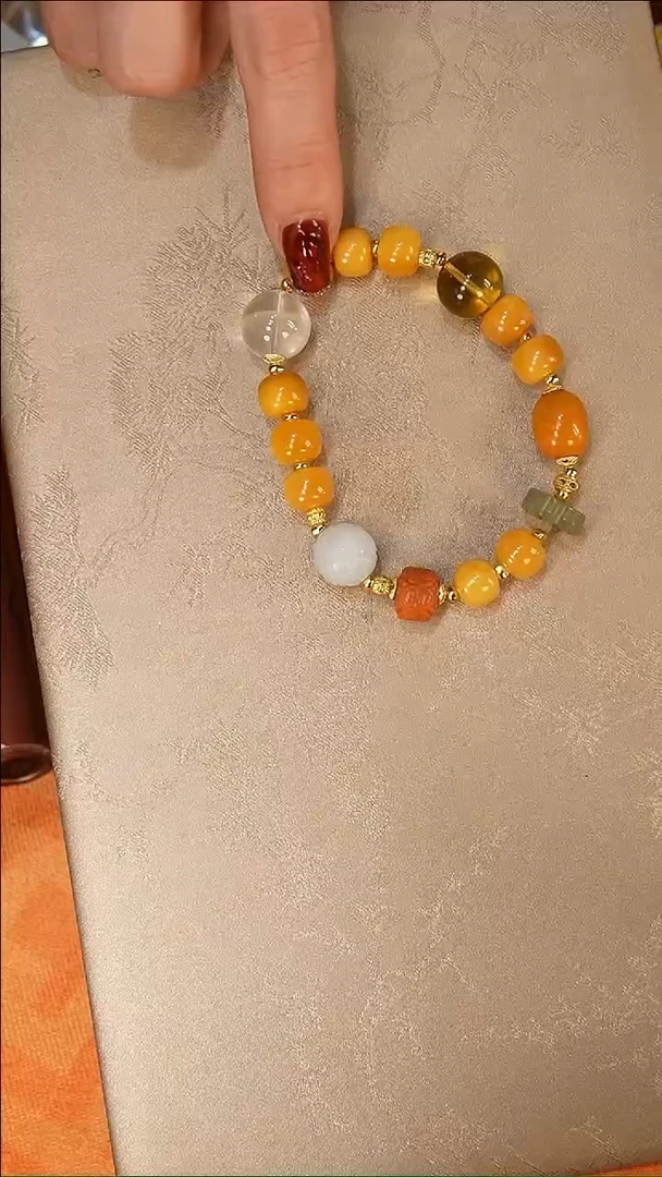 【闪购商品】琥珀手链未镶嵌手串