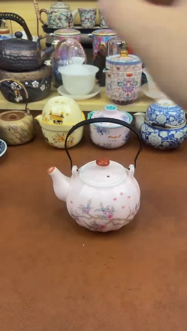 陶瓷茶具摆件旅行套组