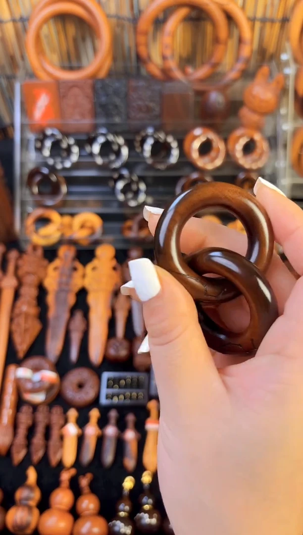 雷枣木玉化乾坤圈2.5