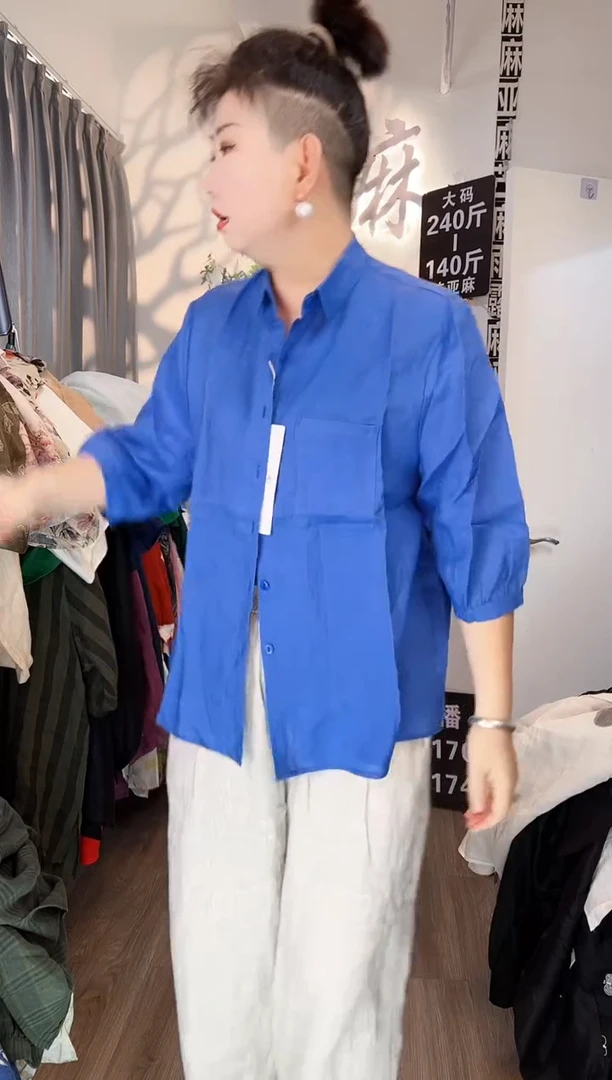 亚麻大码女装系列。