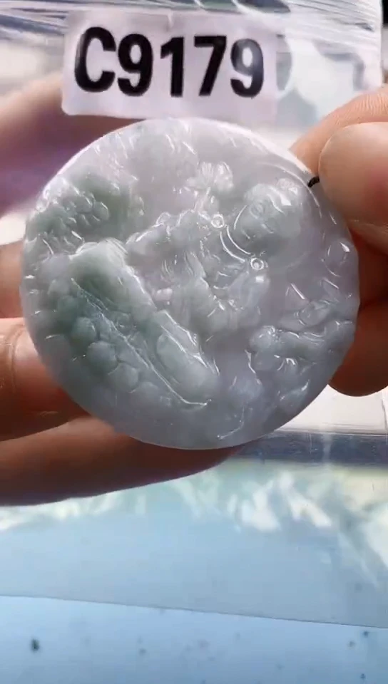 翡翠未镶嵌颈饰天然翡翠吊坠挂件