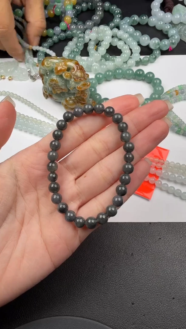未镶嵌手串翡翠翡翠饰品-138