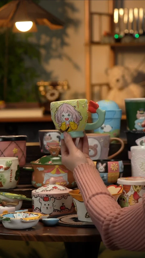 杯子瓷A163景德镇原创手工陶瓷