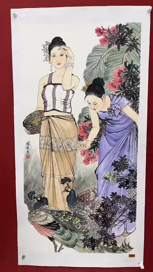 国画杨风顺-8平尺-人物-补书