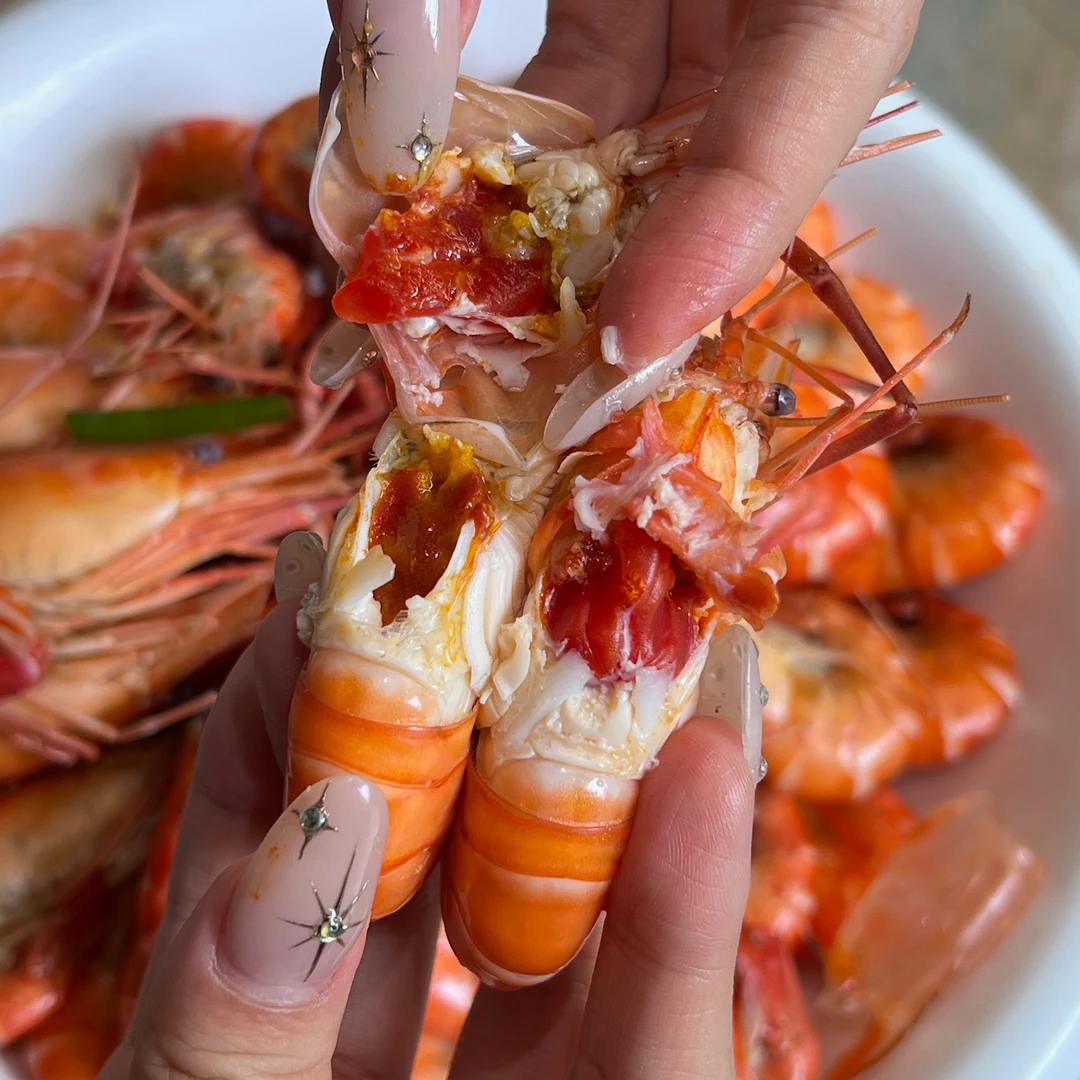 铭传乡精品罗氏虾鲜活煮5-8分熟肉质鲜嫩弹牙冷链包邮