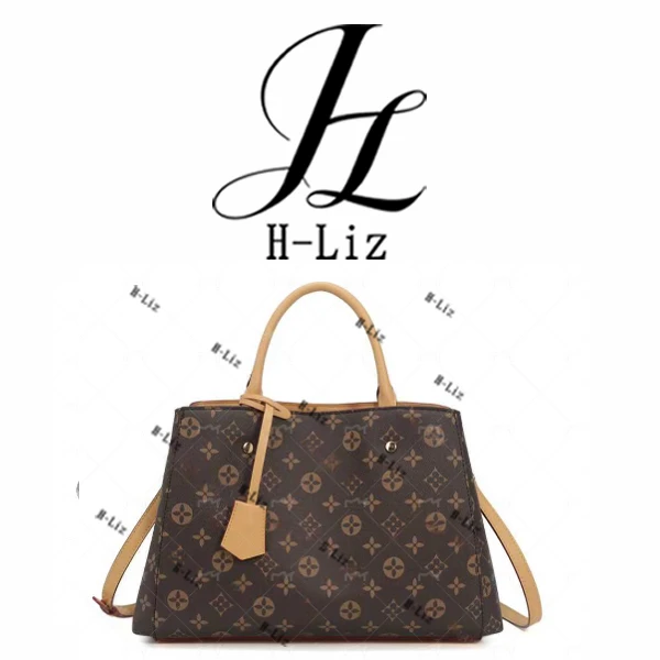 【尺寸：35*14*24】H-Liz MM474 新款时尚经典女士肩包百搭