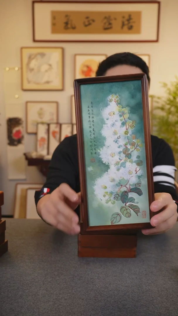 横款鹿鸣现代美术馆-岳倚竹老师作品