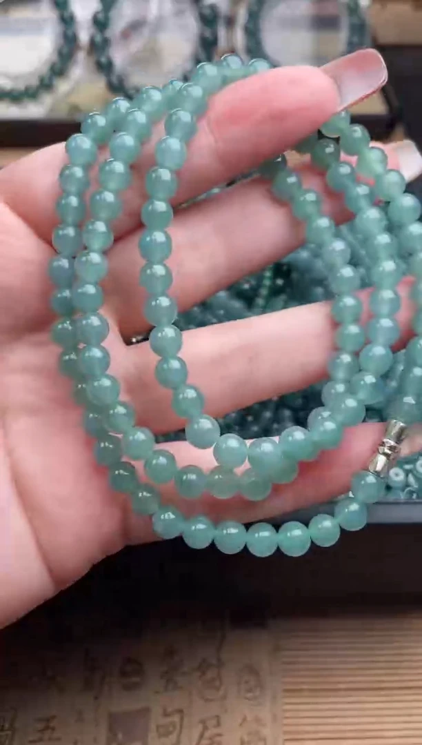 【闪购商品】翡翠手链未镶嵌108颗卡6多样性发货