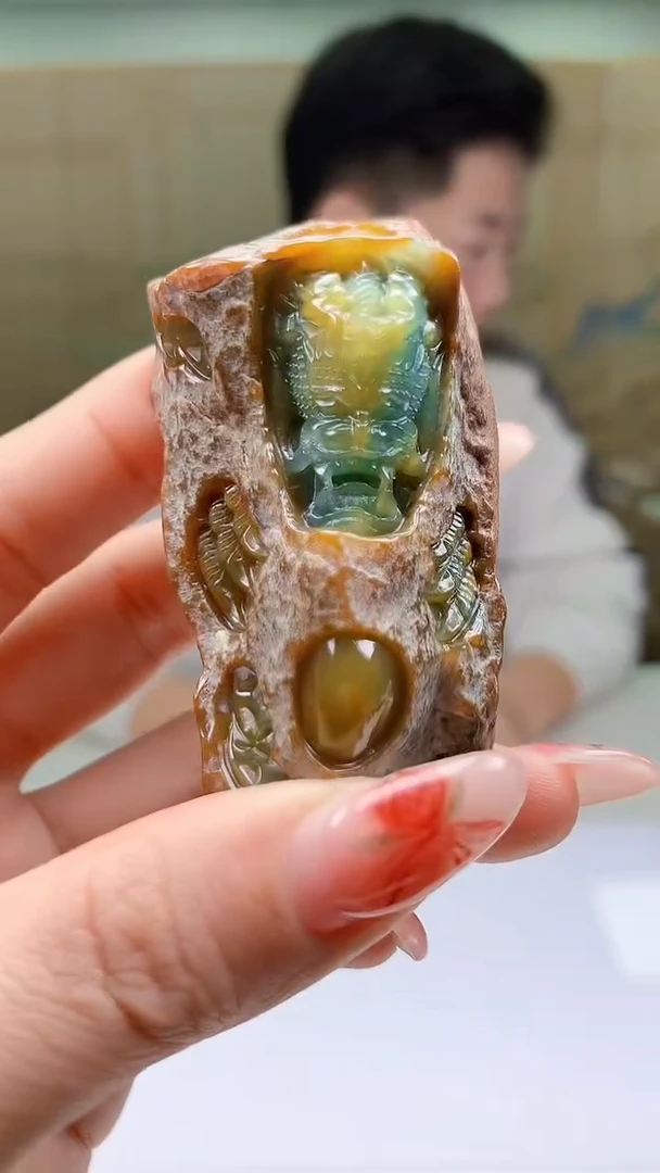 【闪购商品】定制翡翠未镶嵌4917ty-毛货挂件14