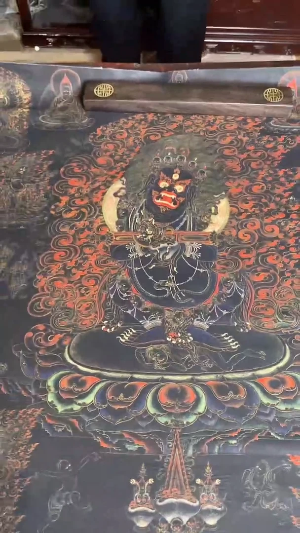 卷轴画手绘唐卡023