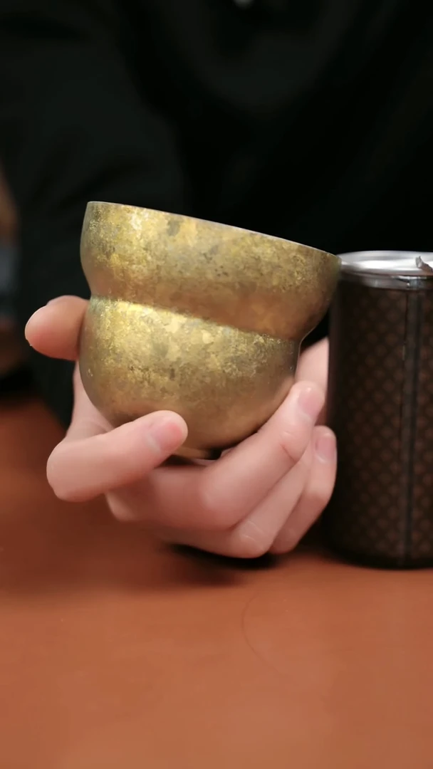 纯钛葫芦杯 咕咕一罐 金色