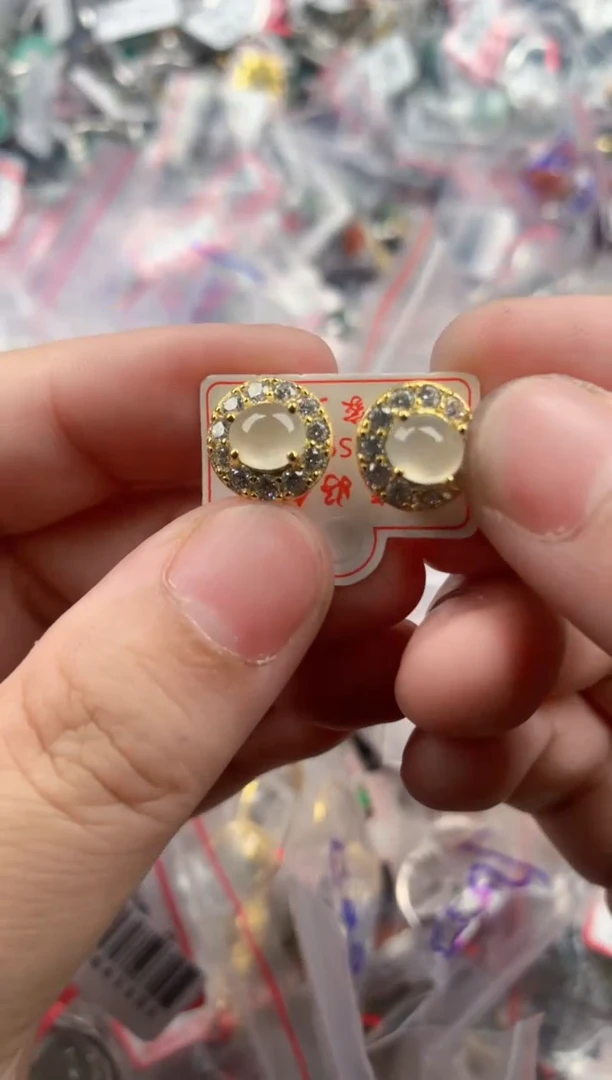 银S925镶嵌戒指翡翠333    6