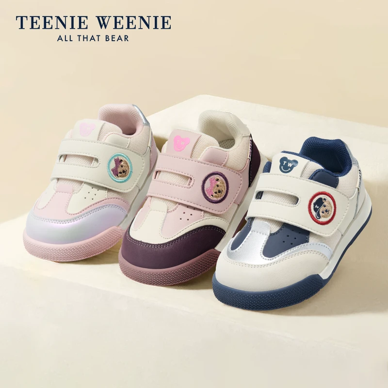 TeenieWeenie小童学步鞋春秋幼儿防滑运动鞋中小童宝宝软底德训鞋