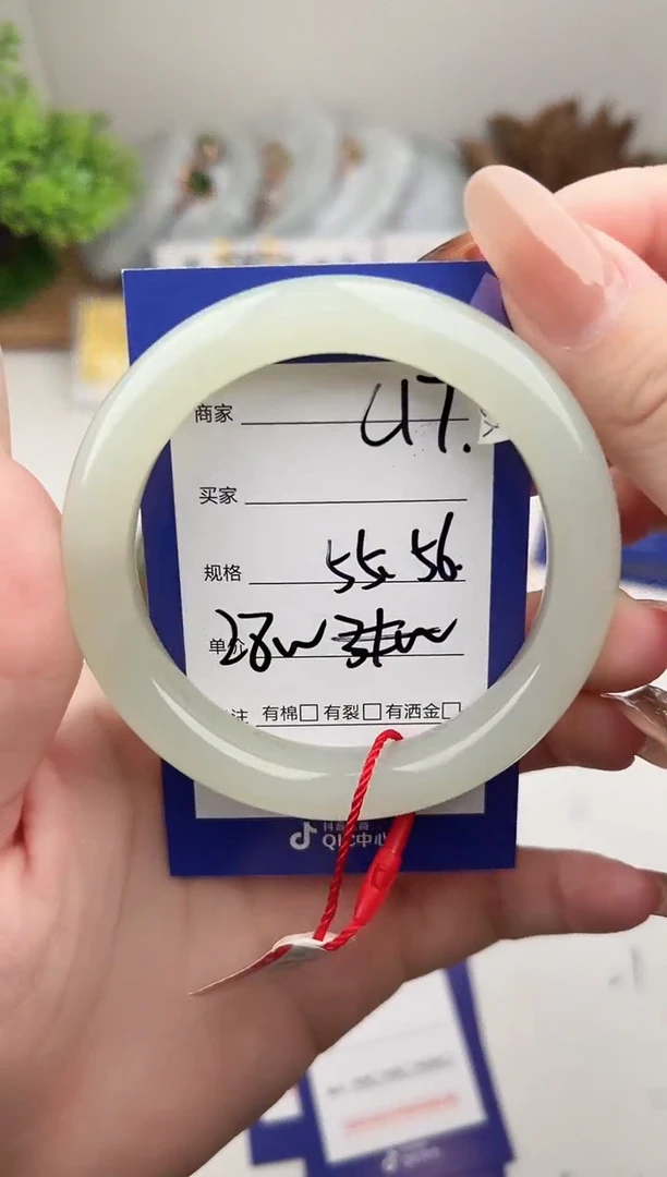 未镶嵌手镯和田玉微色差C17