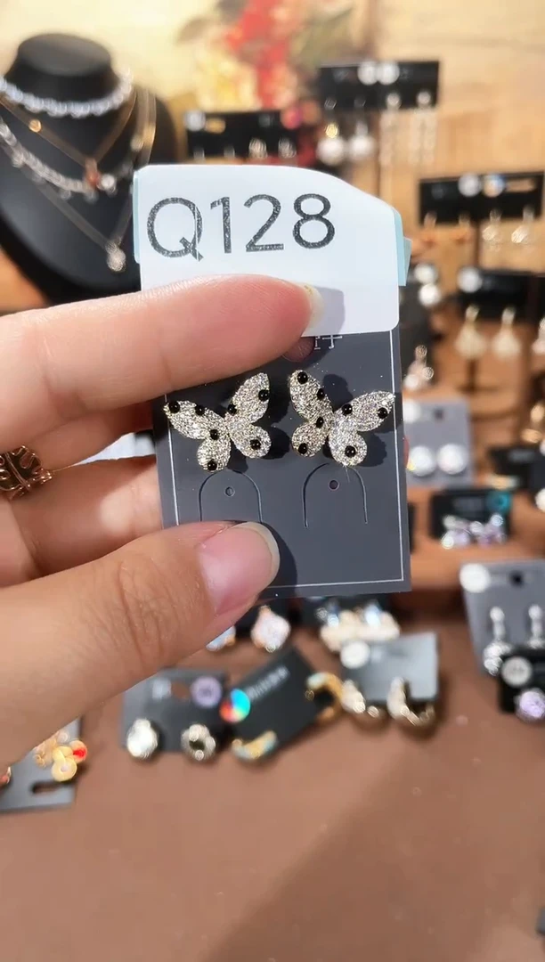 合金925银锆石Q128
